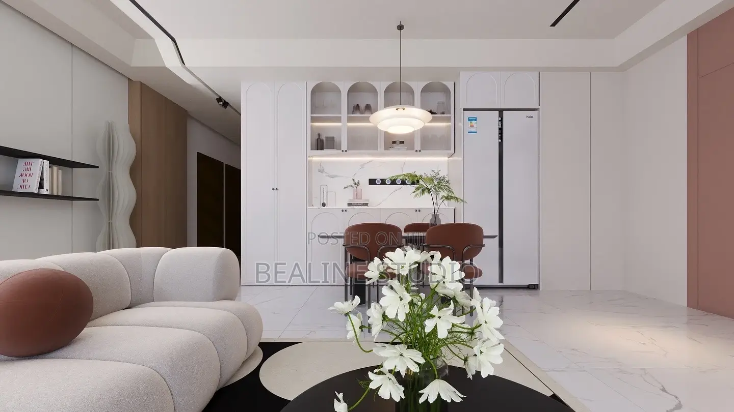 Simple Modern Living Room Design and Construction