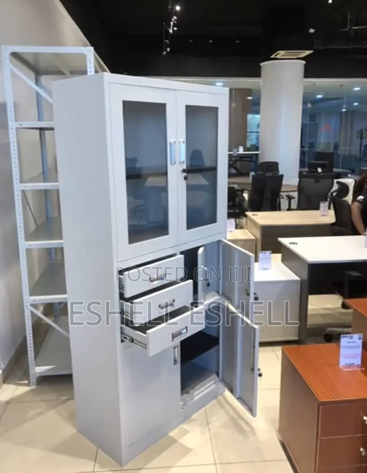 Office Bookshelf With Inbuilt Safe