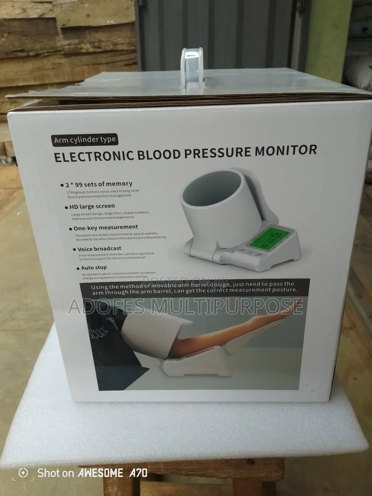 Electronic Blood Pressure Monitor Table Top