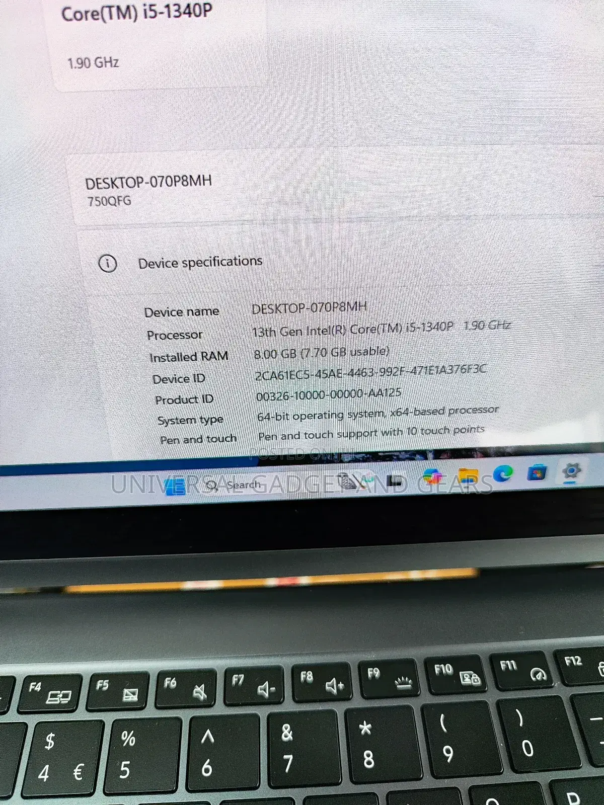 Laptop Samsung Galaxy Book3 360 15 NP750QFG 8GB Intel Core i5 SSD 256GB