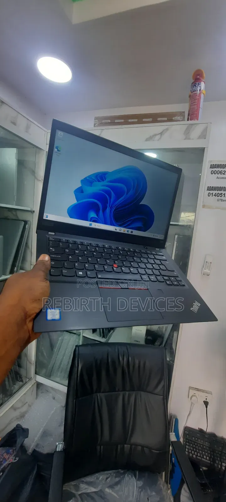 Laptop Lenovo ThinkPad T490s 8GB Intel Core i7 SSD 256GB
