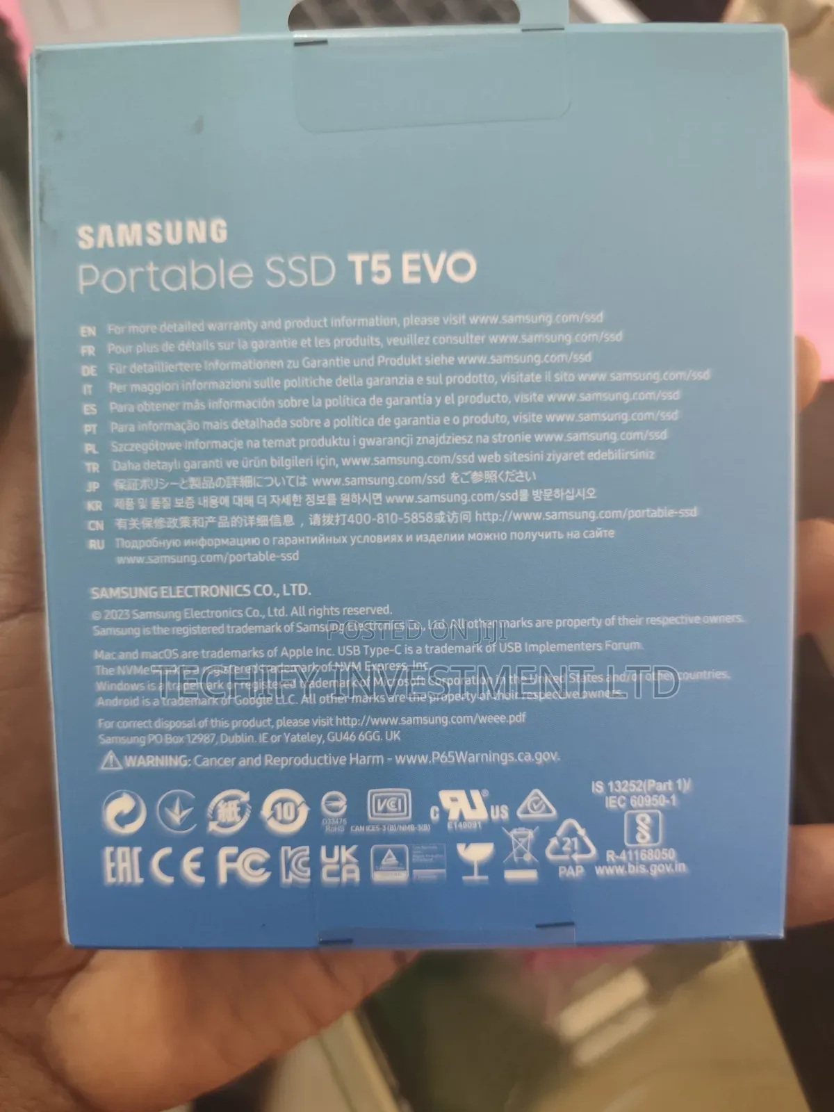 Samsung Evo 8tb SSD External
