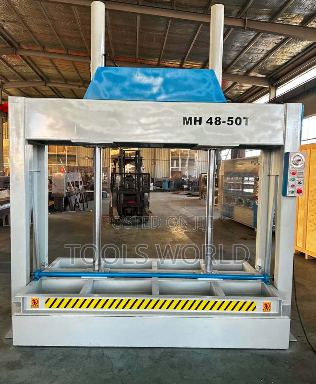 50t Hydraulic Cold Press Machine for Woodworking 1000mm Stro