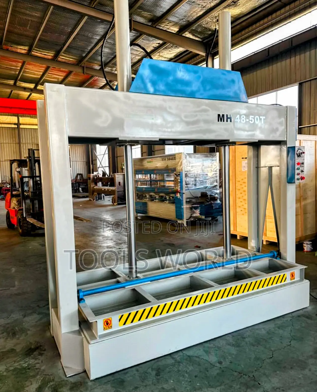 50t Hydraulic Cold Press Machine for Woodworking 1000mm Stro