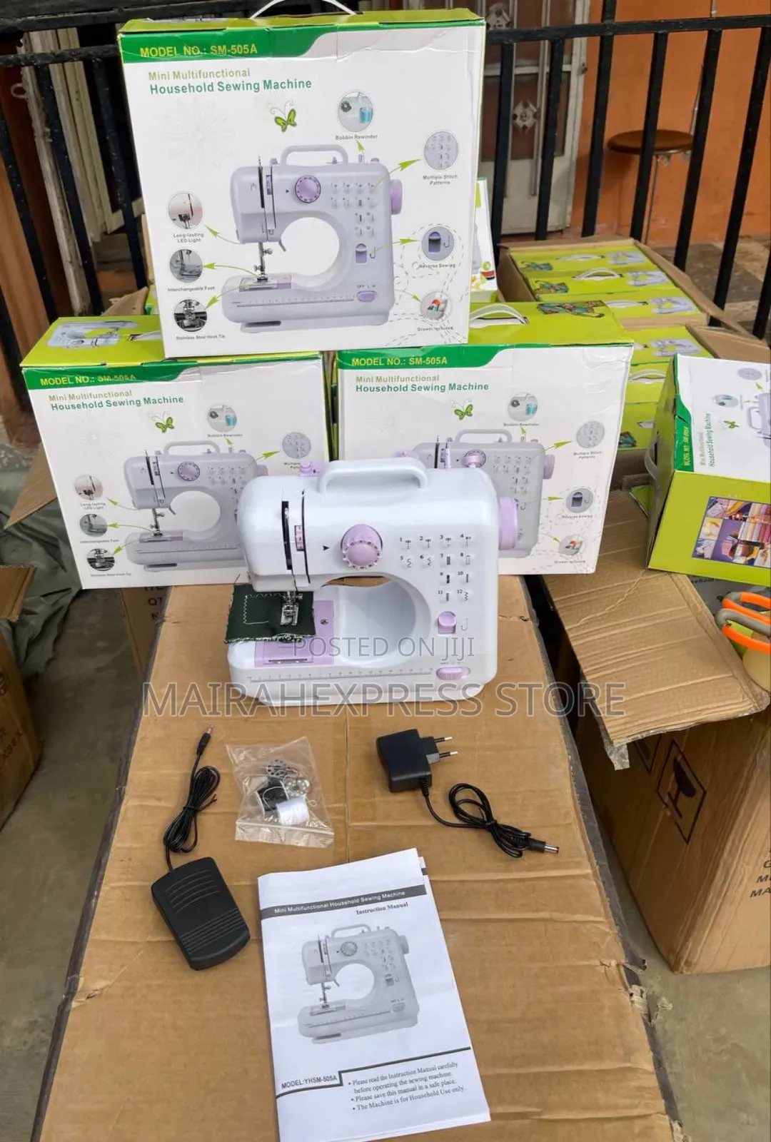 Multifunctional Battery Electric Household Sewing Machine With Table