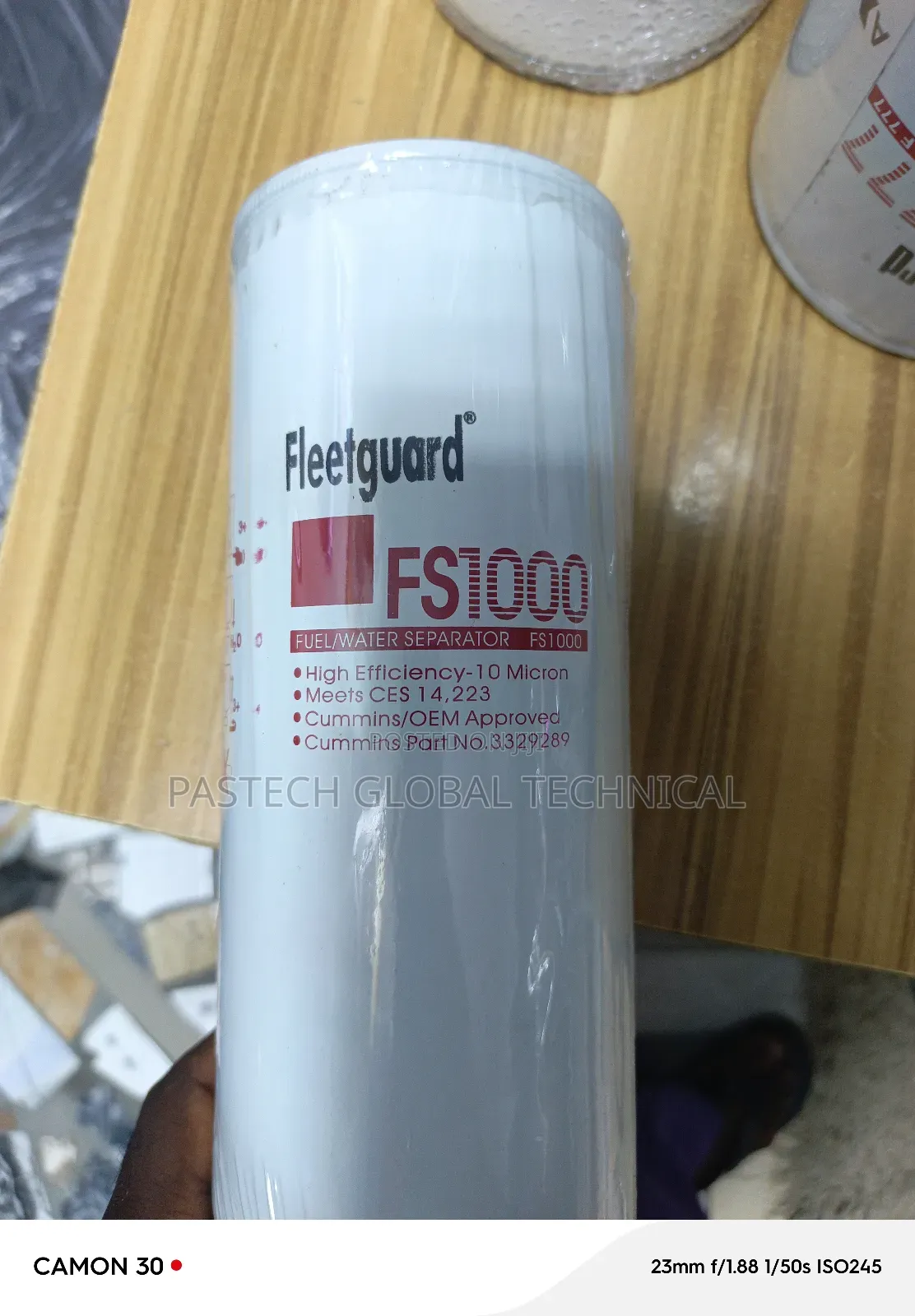 Fleetguard Fs1000 Fuel/Water Separator Filter