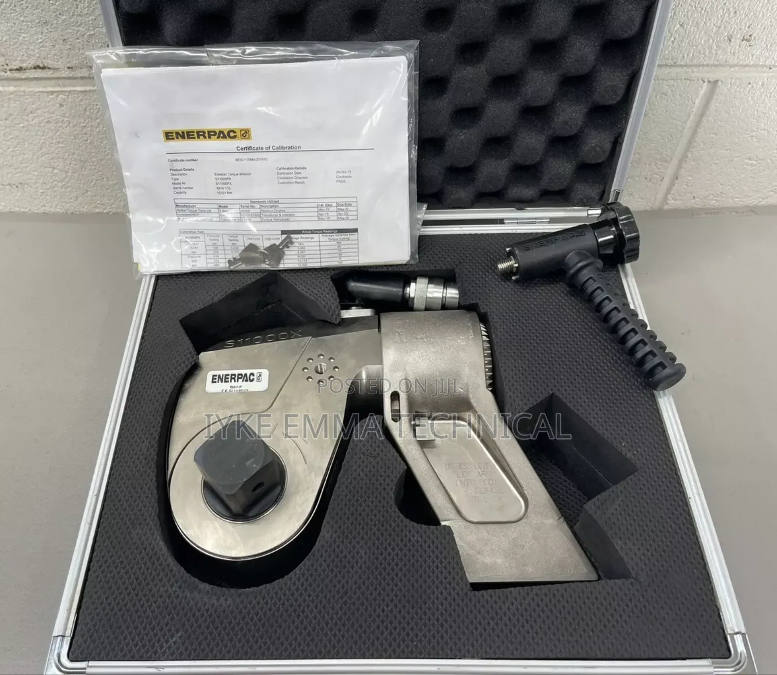 Enerpac Square Drive Hydraulic Torque Wrench 1" 1-1/2"