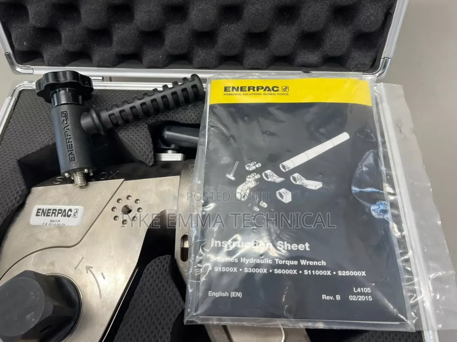 Enerpac Square Drive Hydraulic Torque Wrench 1" 1-1/2"