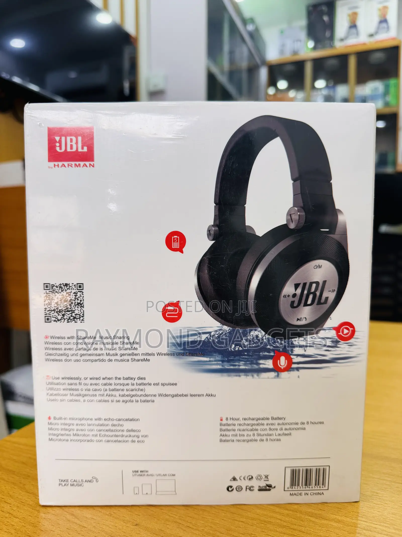 JBL Synchros E50bt Wireless Over-Ear Headphones