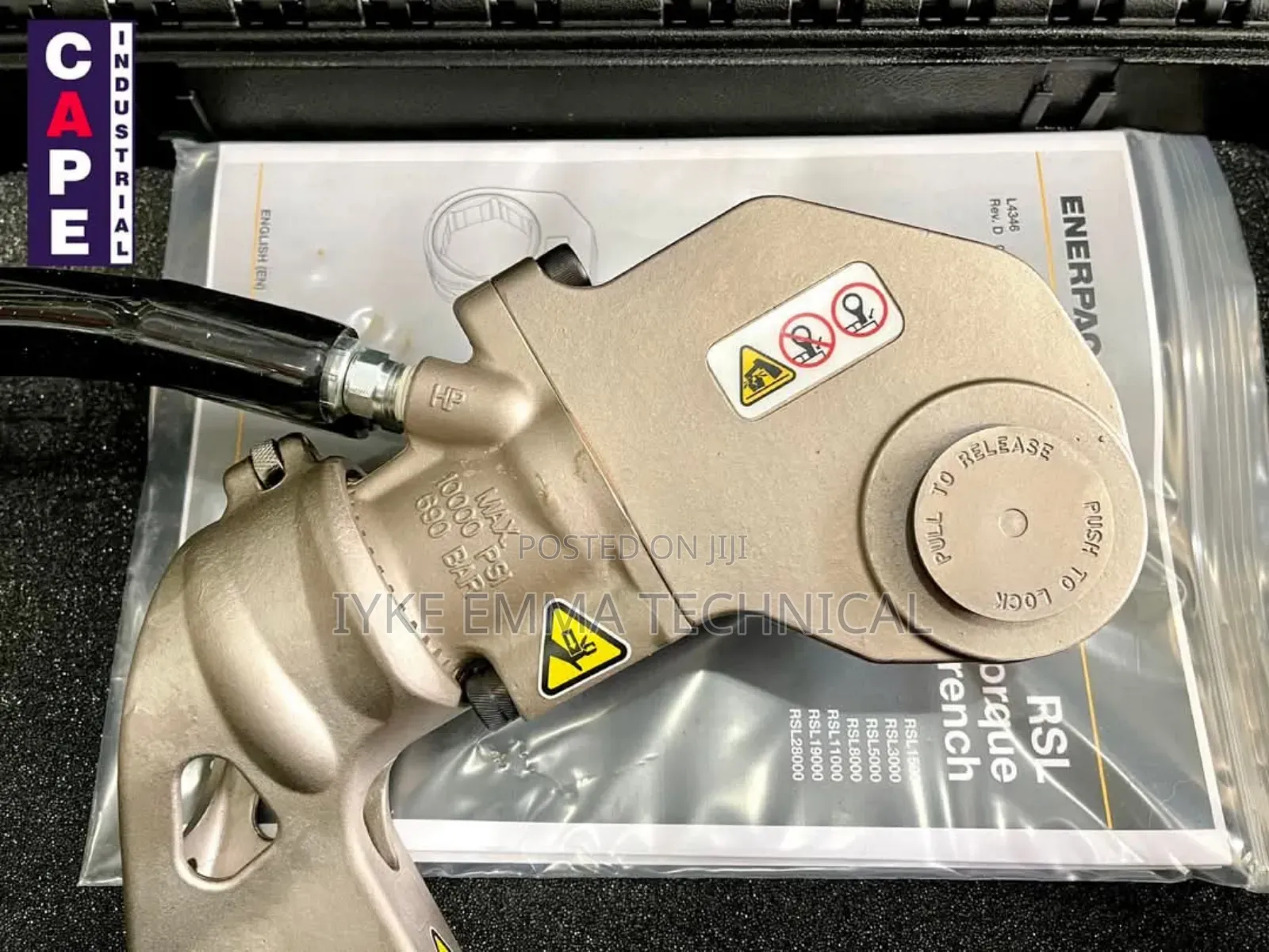 Enerpac Hydraulic Torque Wrench Set, 1- 1/2 In. Square Drive