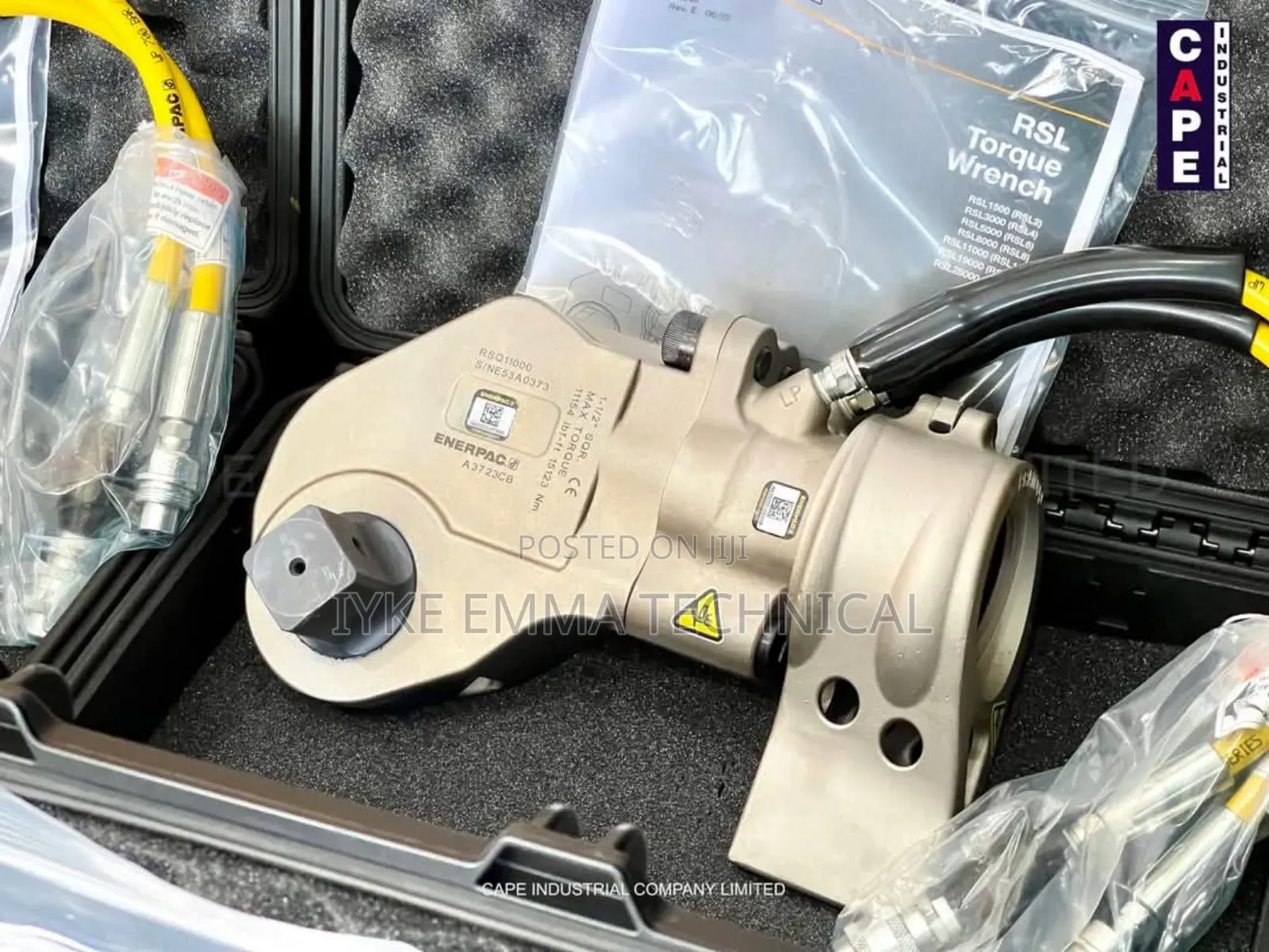 Enerpac Hydraulic Torque Wrench Set, 1- 1/2 In. Square Drive