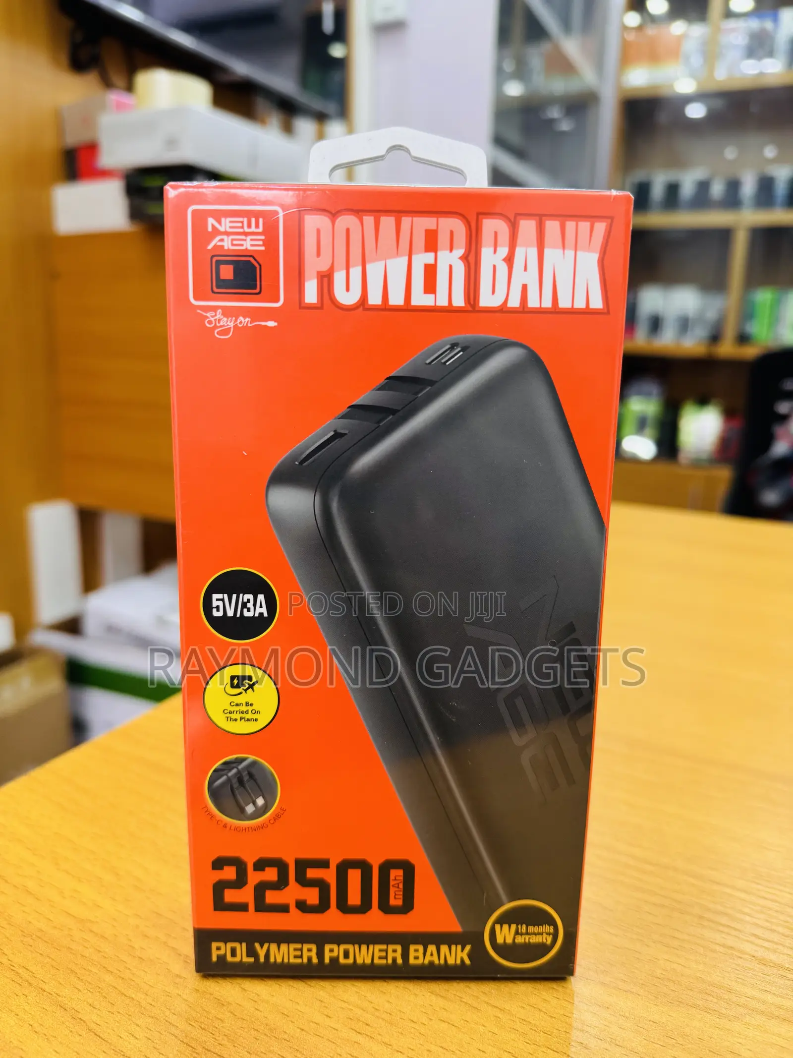New Age Turbo Ultra 2 22500mah Power Bank – Dual Usb Output