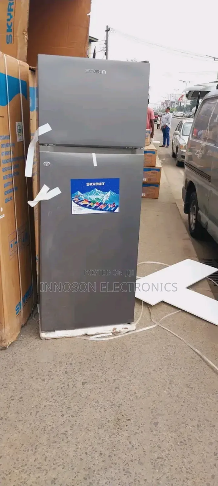 Skyrun Double Door Refrigerator 187liters