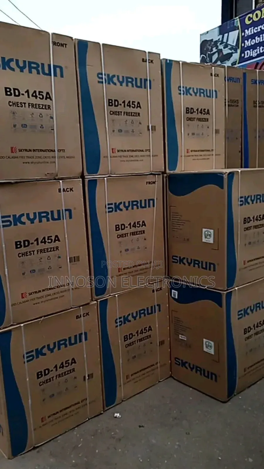 Skyrun Chest Frezzers150liters