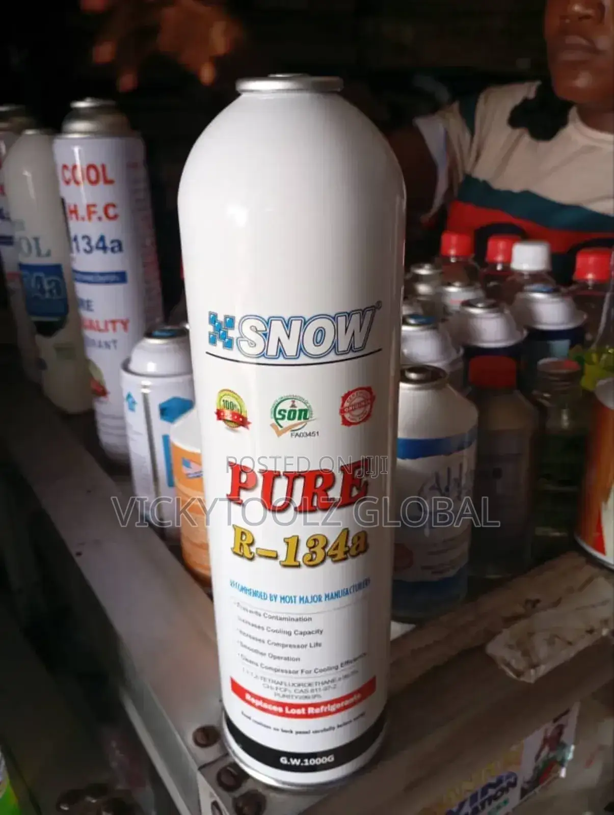 Snow Pure Car Gas R134a