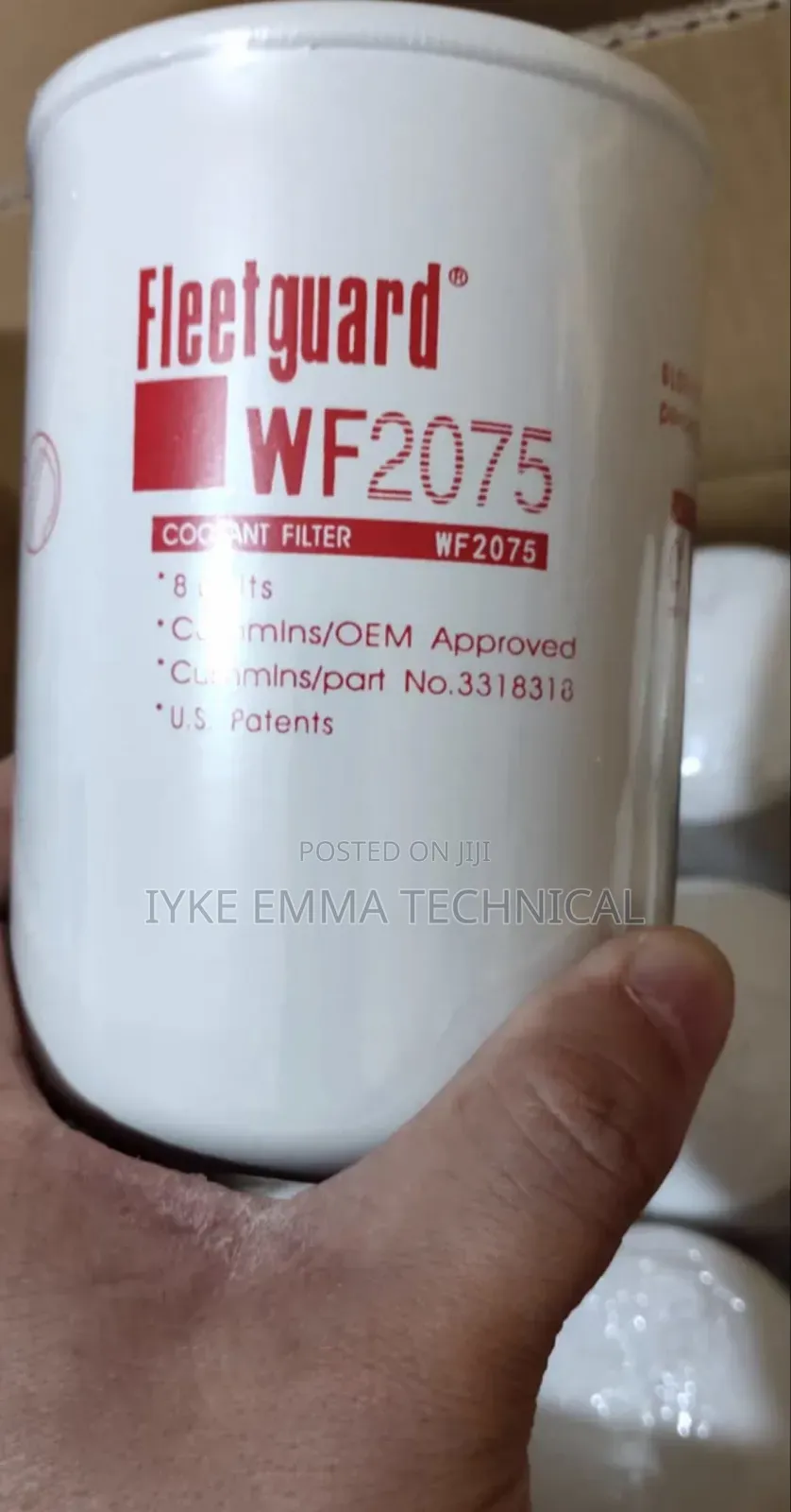 Fleetguard Wf20757 Coolant Filter (Wf2075)