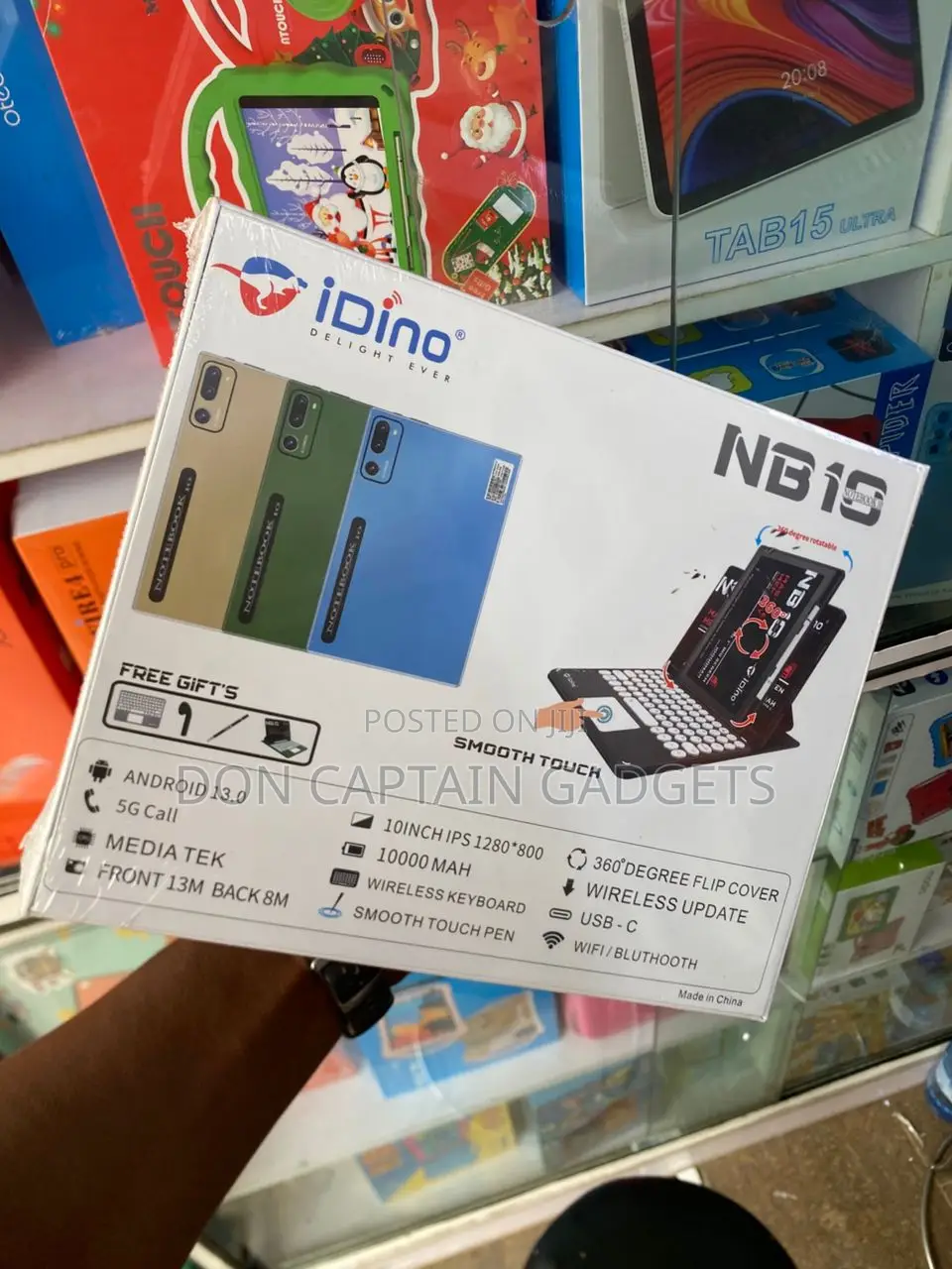 Idino Nb10 Tablet Keyboard and Pencil 8gb/512gb