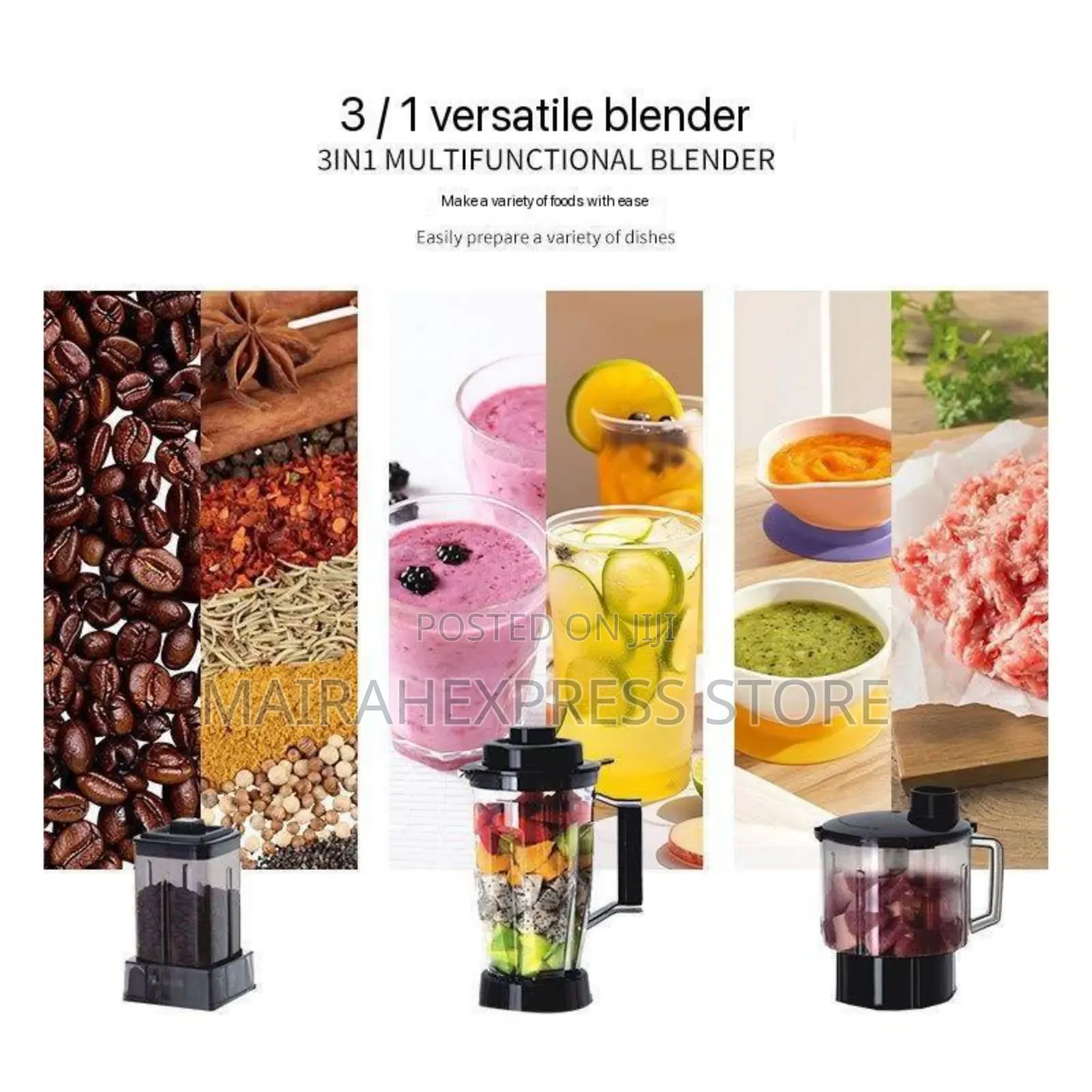 9500w Multifunctional 3in1 Speedy Blades Blender Grinder