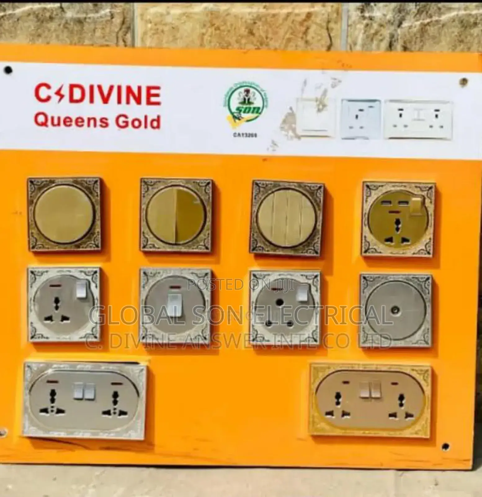 Socket Switches C Divine Queen Gold and Silver