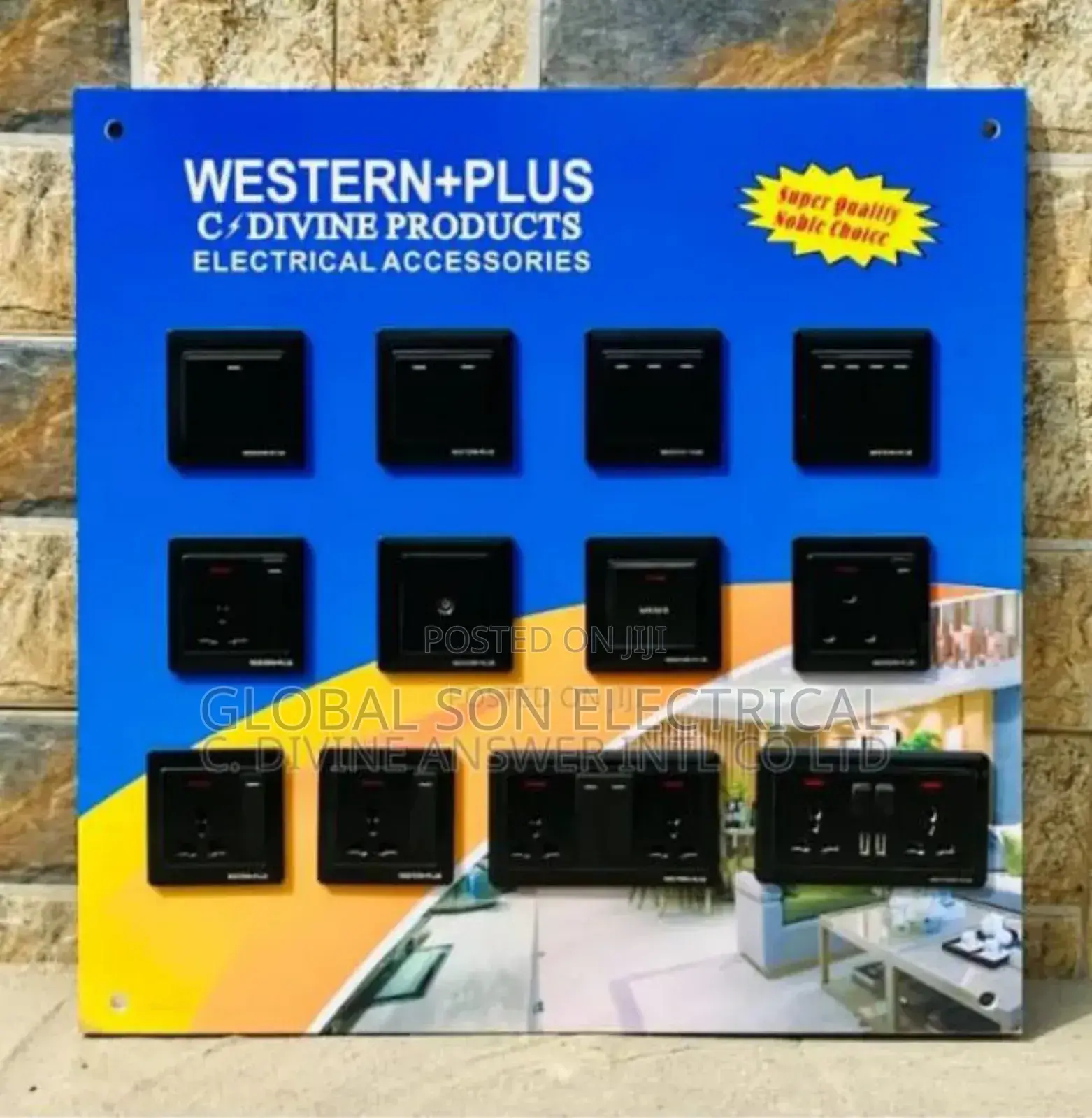 Socket and Switches Western Plus C Divine Brand
