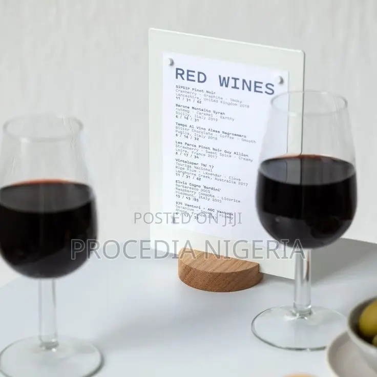 Round Base Wood Acrylic Glass Sign-Multipurpose