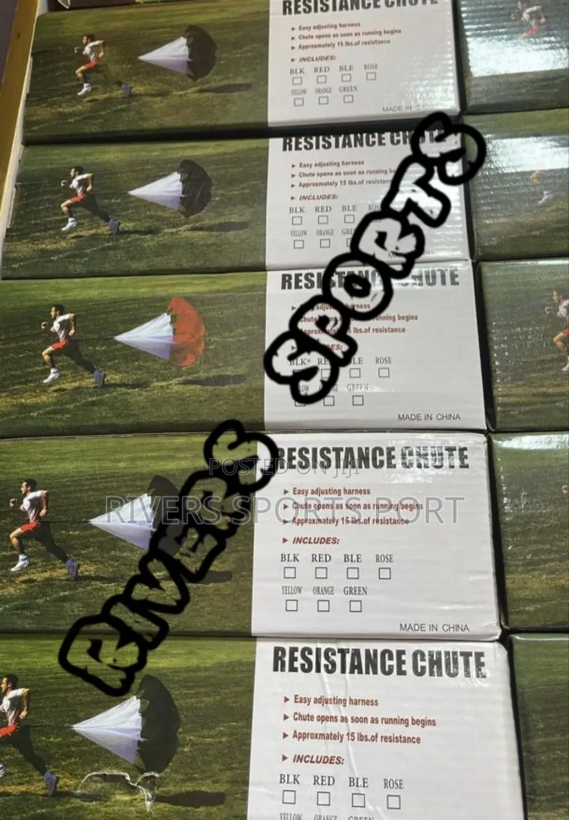 Speed Agility Resistance Parachute Sprint With Carry Bag