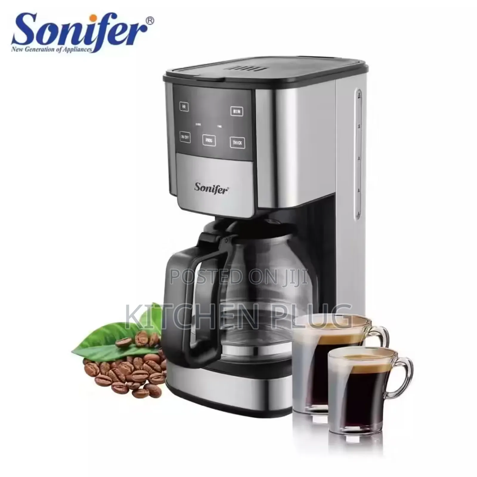 Sonifer Capacity 1.8l Anti Drip Filter Coffee Maker