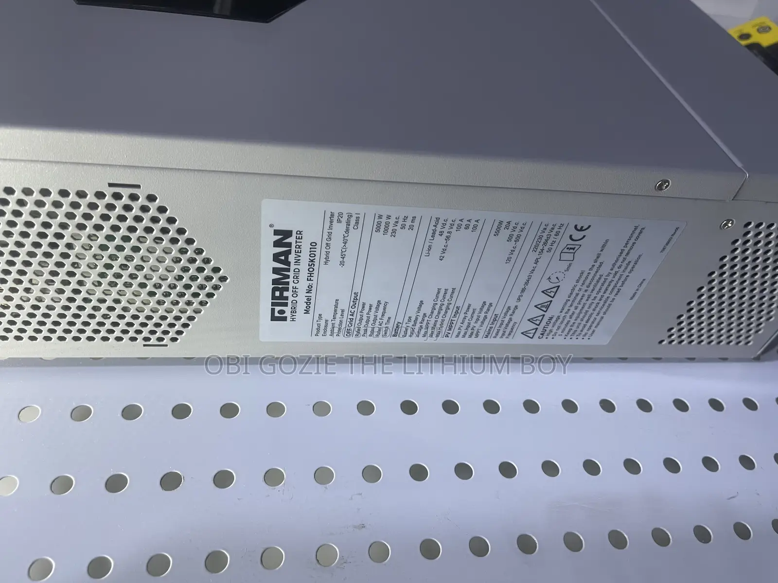 3kva Firman Pure Sine Wave Smart Hybrid Inverter Available