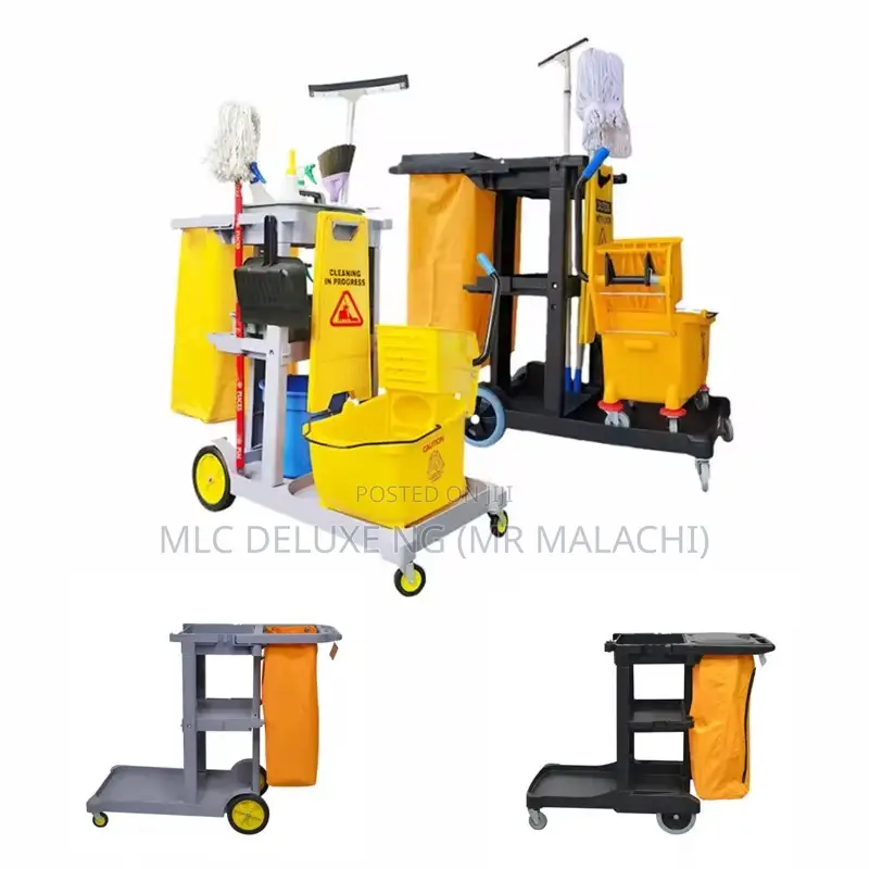 House Janitor Cart ( Office/ Hotel) Utility Cleaning Trolley