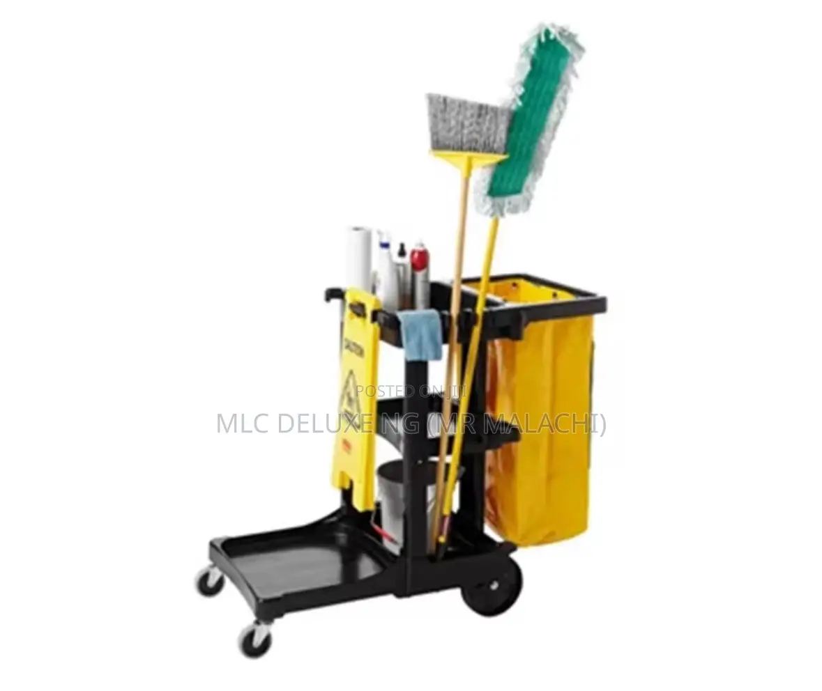 House Janitor Cart ( Office/ Hotel) Utility Cleaning Trolley