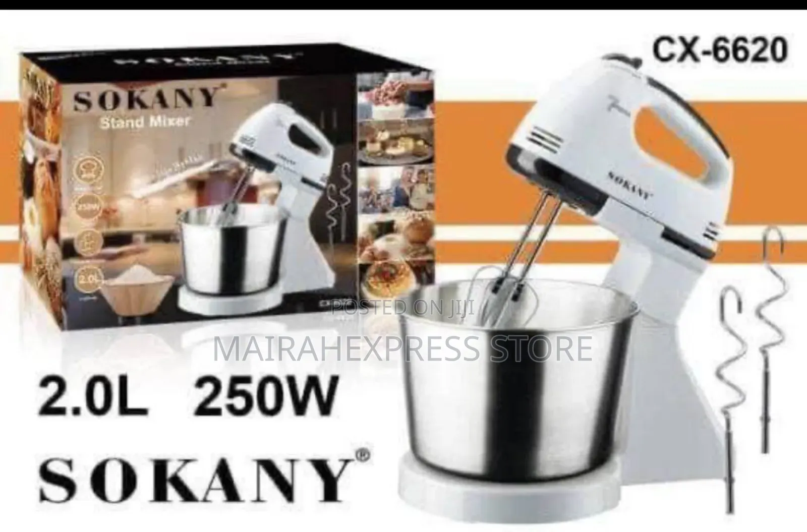 2.0l Sokany Speedy Blades Stand Mixer