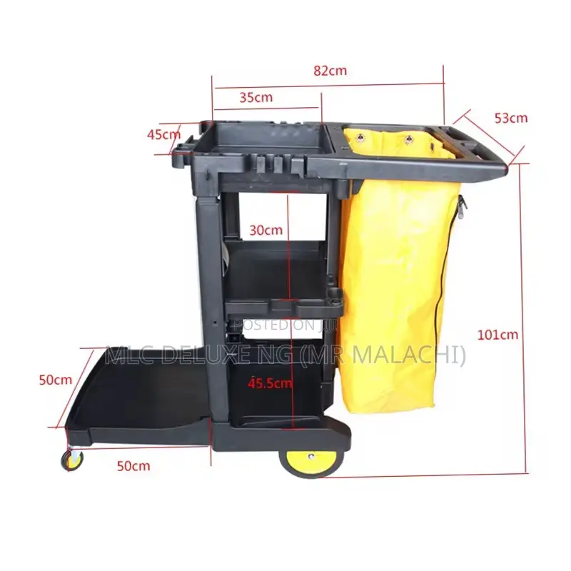 Laundry Room Cart / Hotel / Office/ House Cleaning Trolley