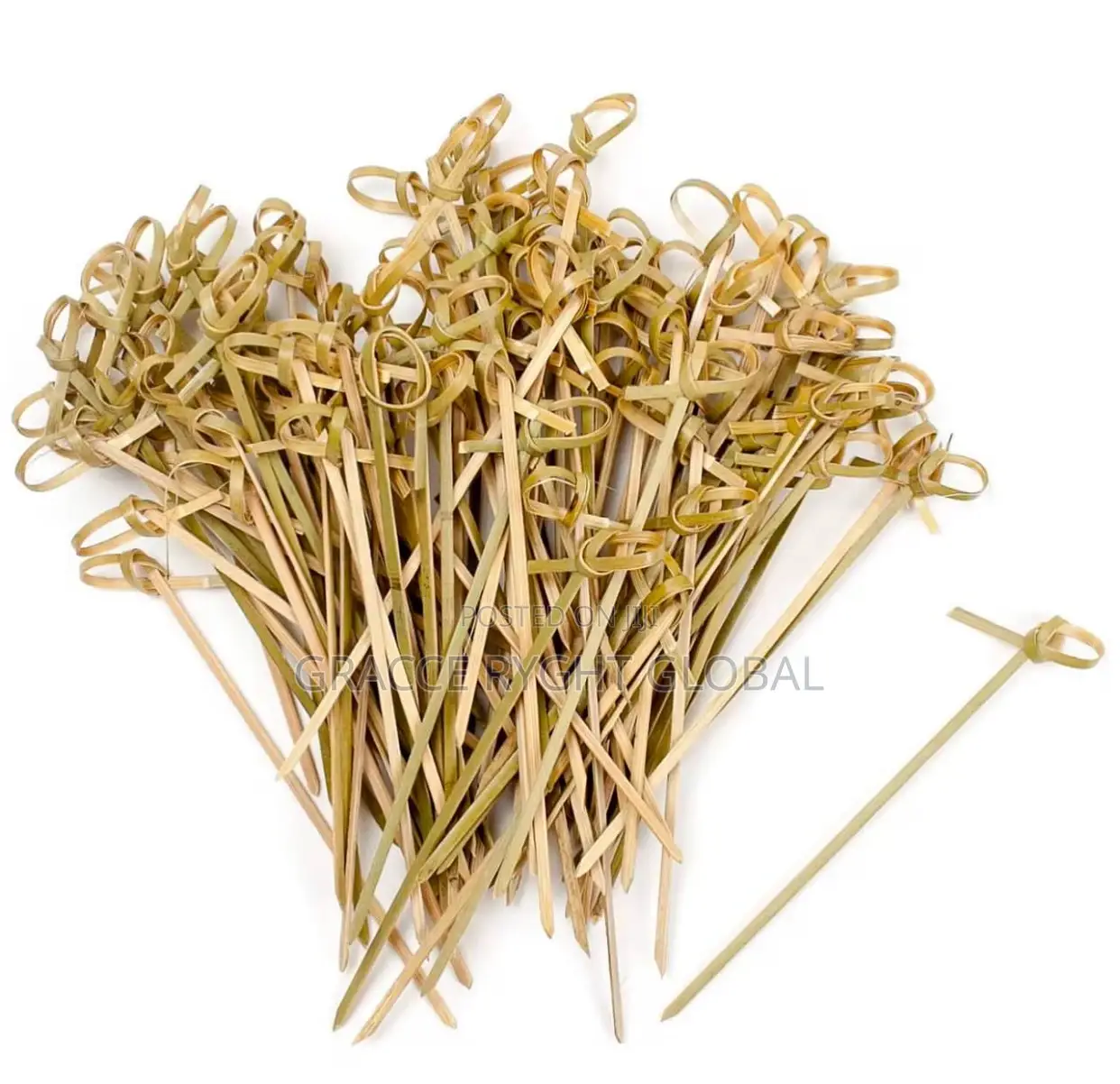 Knotted Bamboo Skewers Picks