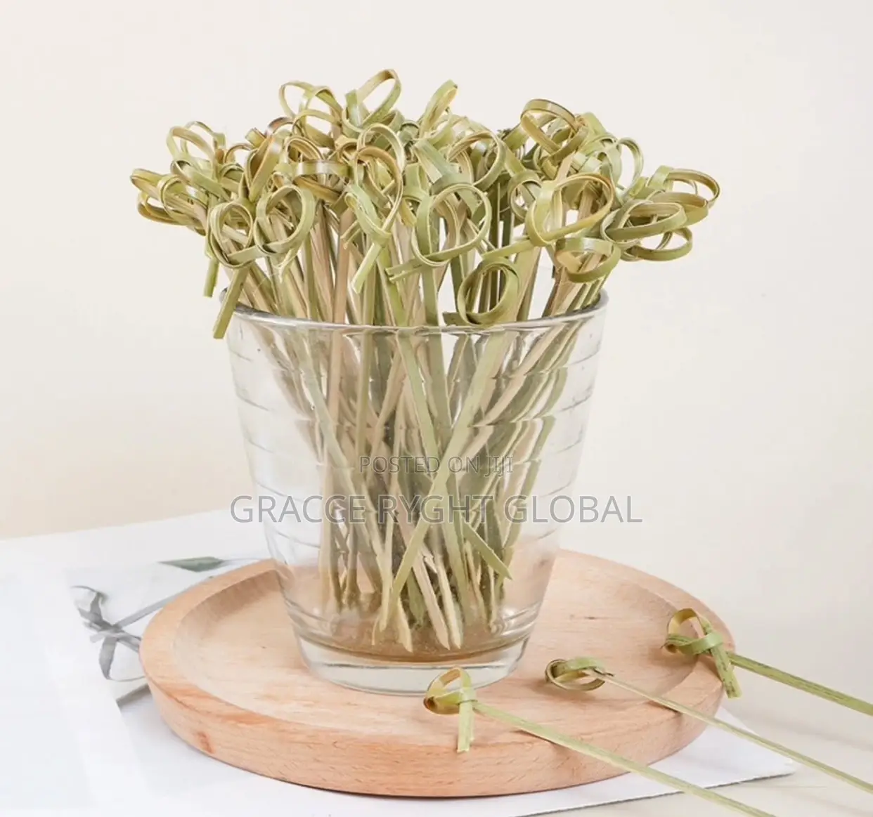 Knotted Bamboo Skewers Picks
