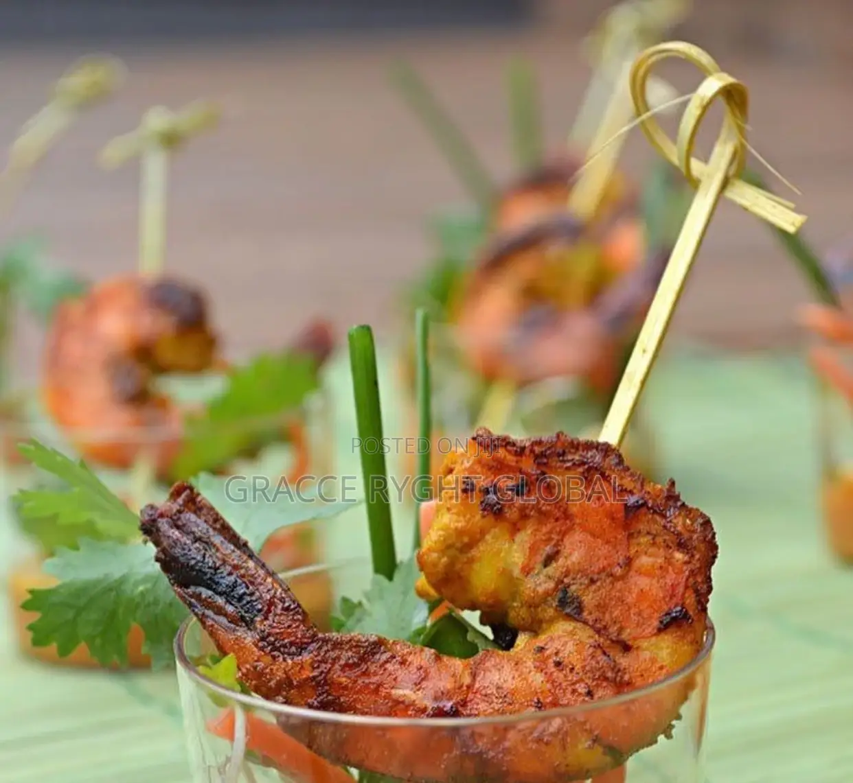 Knotted Bamboo Skewers Picks