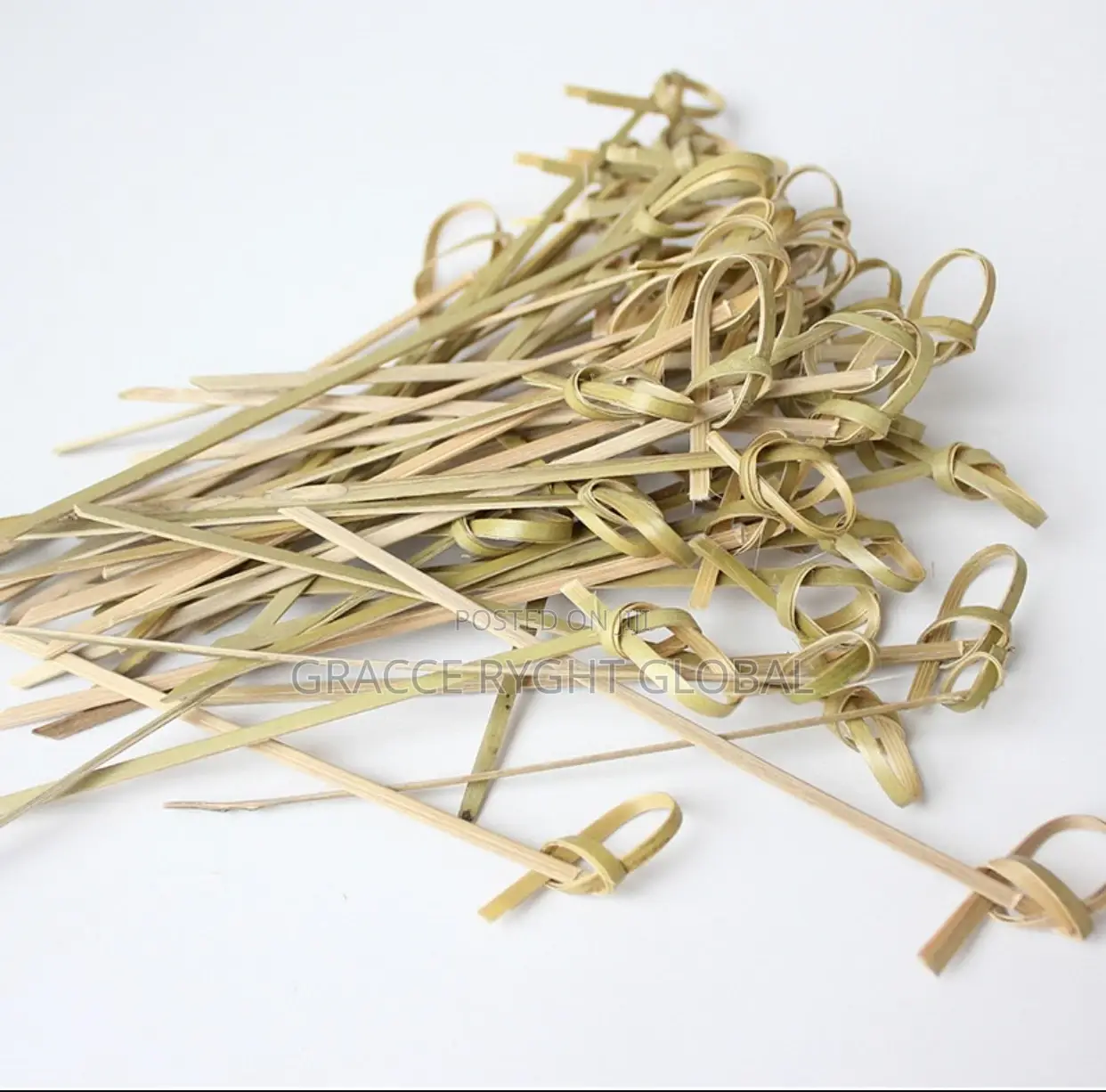 Knotted Bamboo Skewers Picks
