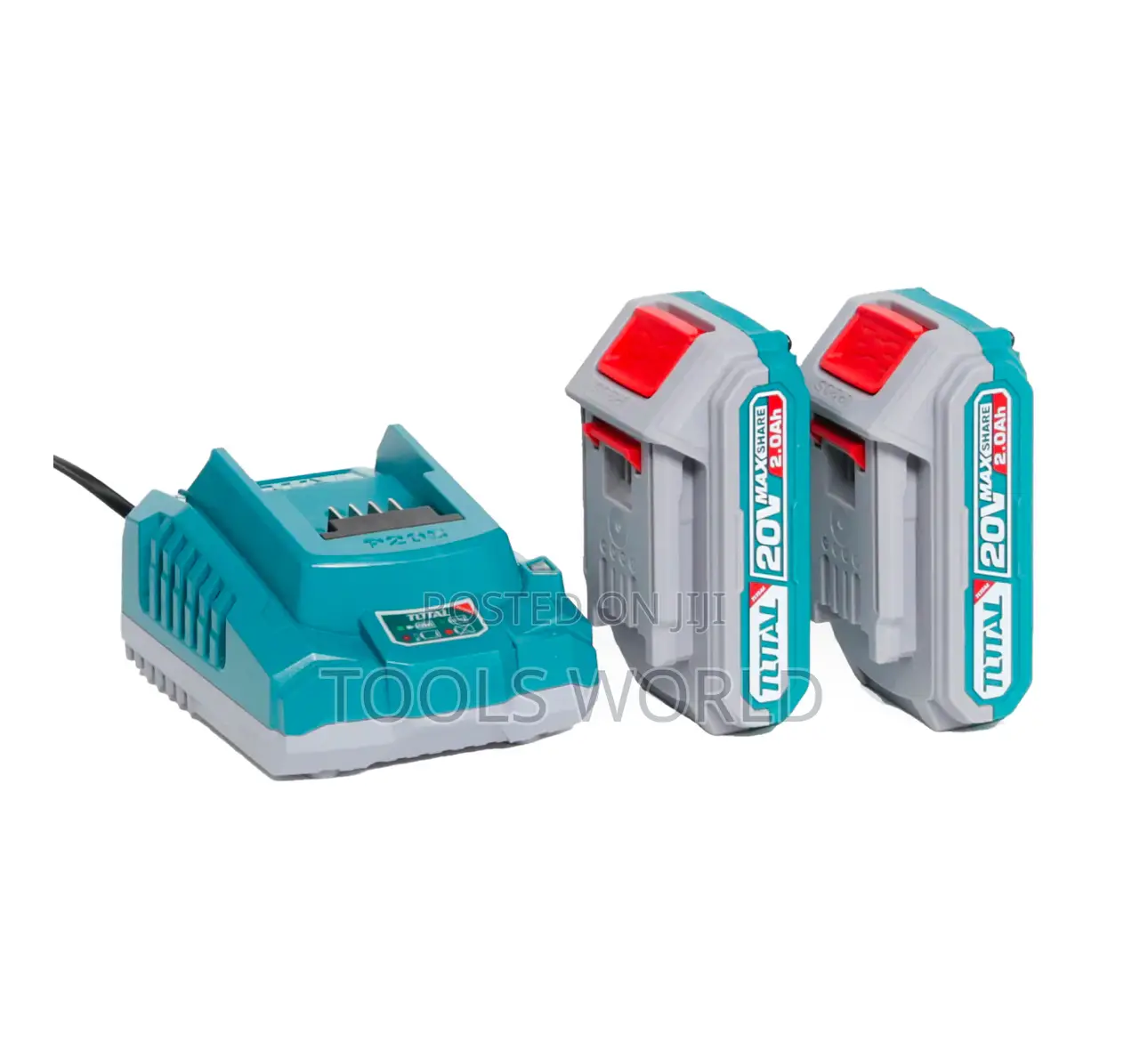 20v Cordless 2pc Combo Kit (With 2 X Batteries Charger)