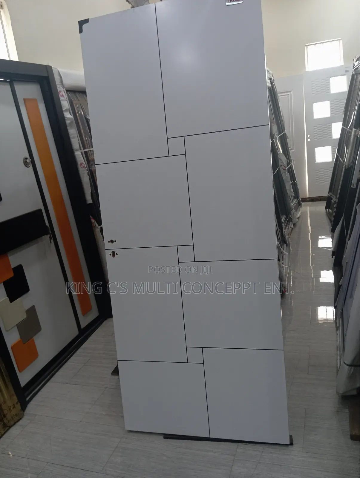 White HDF Wooden Flush Door