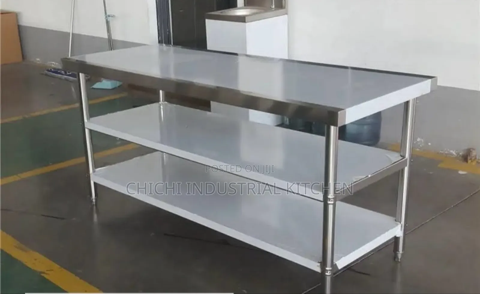 Stainless Table With 2 Layers