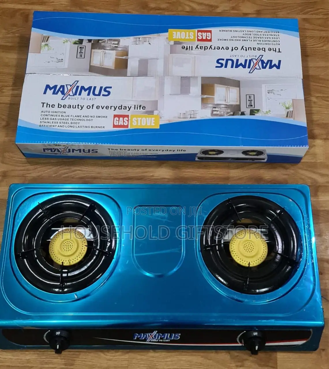 Maximus 2 Burner Stainless Top Gas Cooker
