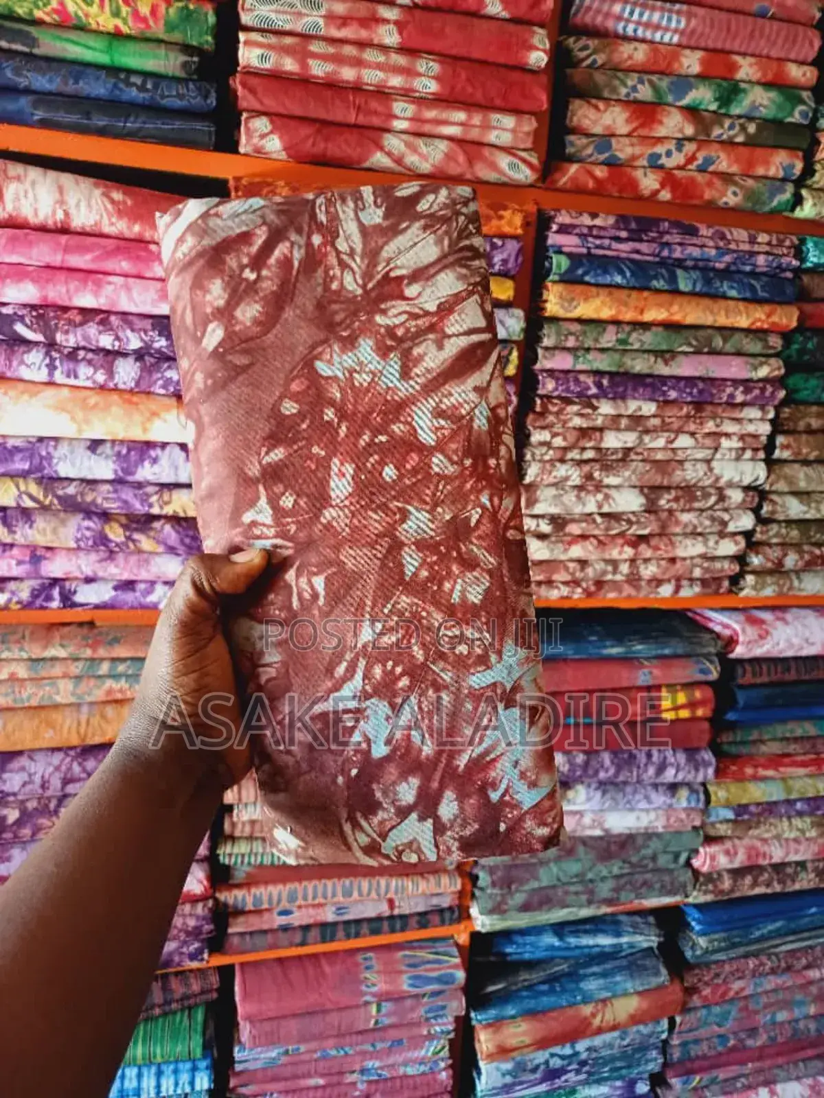 Adire Tie Dye Crack