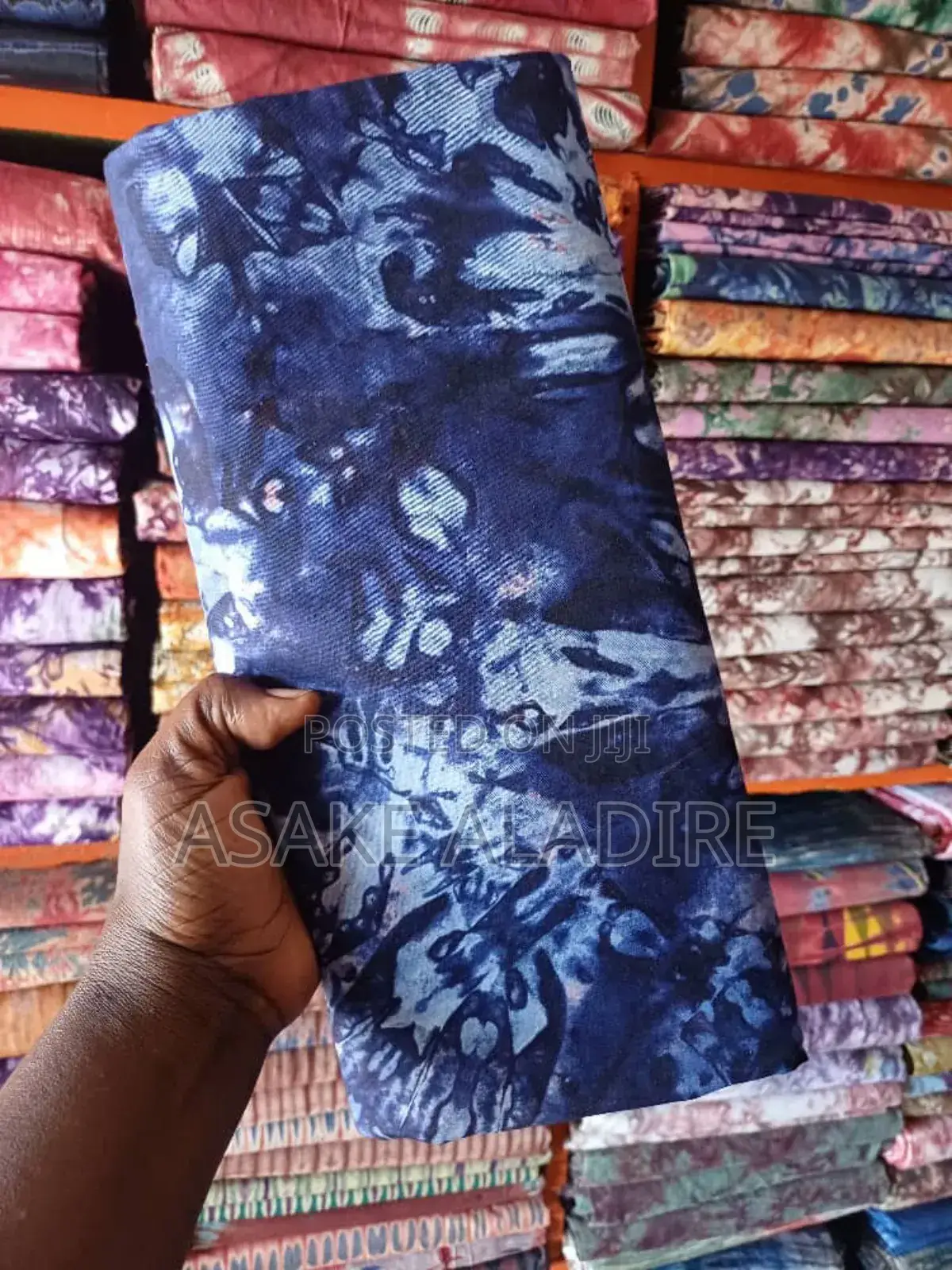 Adire Tie Dye Crack