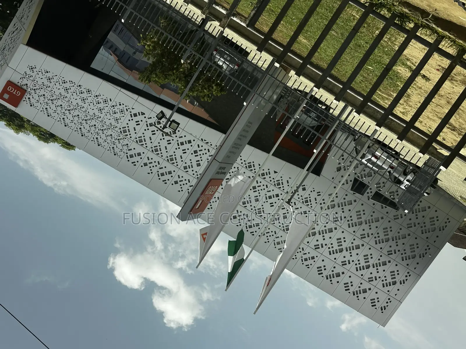 Perforated Laser-Cut Alucoboard Claddings .