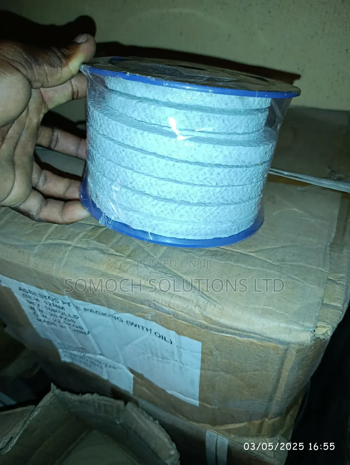 16mm, 14mm, 12mm Gland Packing Seal Ptfe