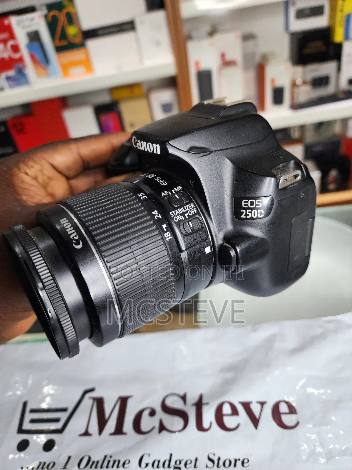 Canon Eos 250d DSLR Camera With 18-55mm Lens