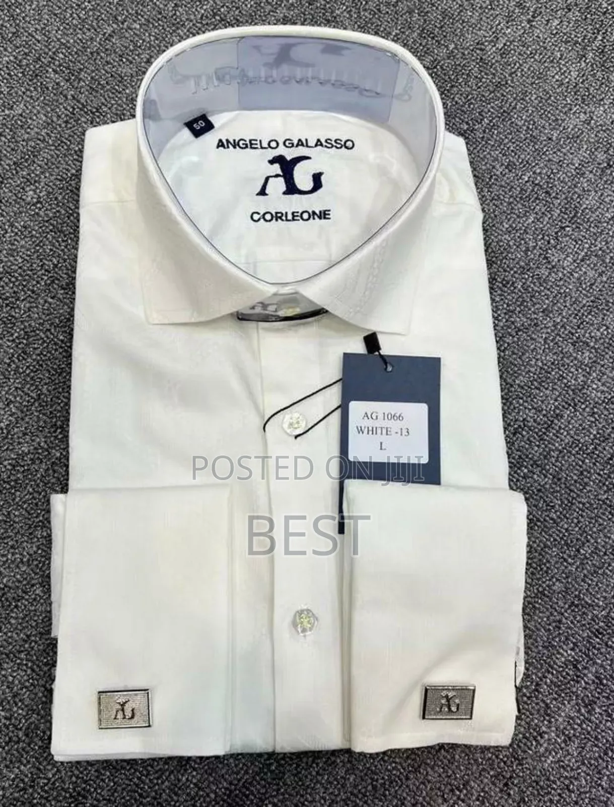 Angelo Galasso Luxury Shirts Collections With Cufflinks