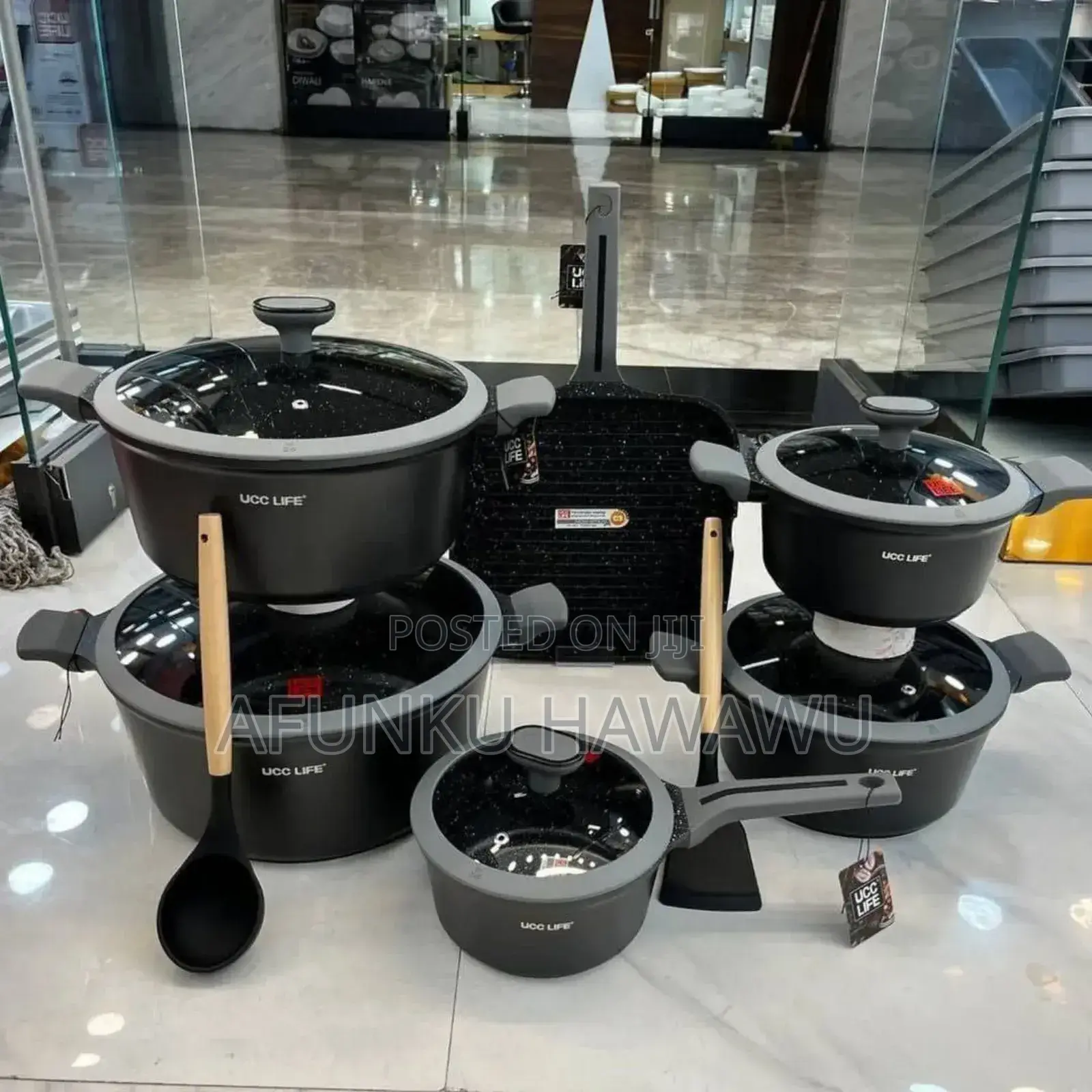 6pcs Cookware Set With Spoon