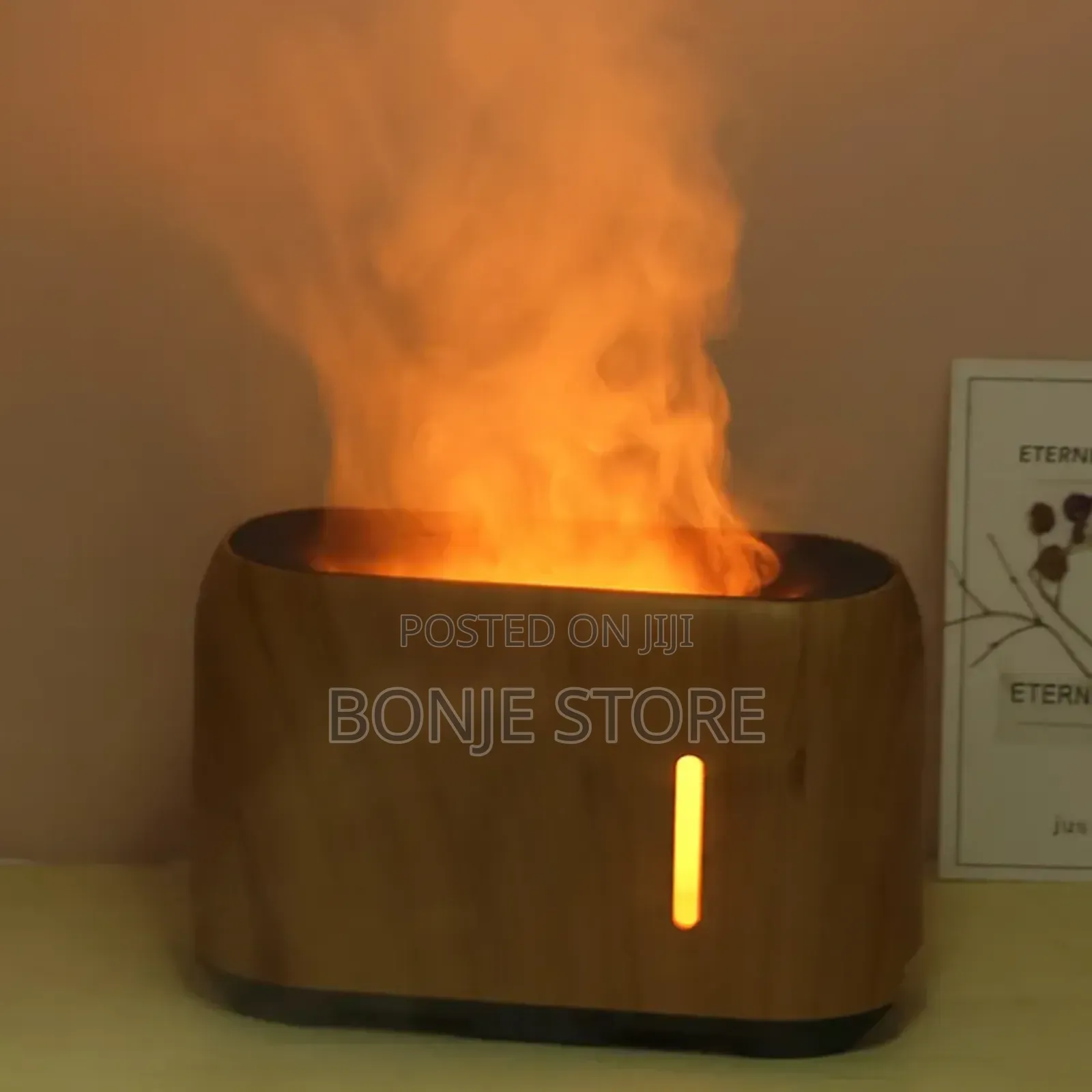 7 Colours Flame Aroma Humidifier With Free Aromatherapy Oil