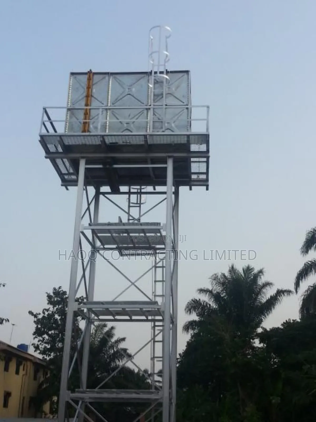 Overhead Pressed Steel Sectional Water Tank