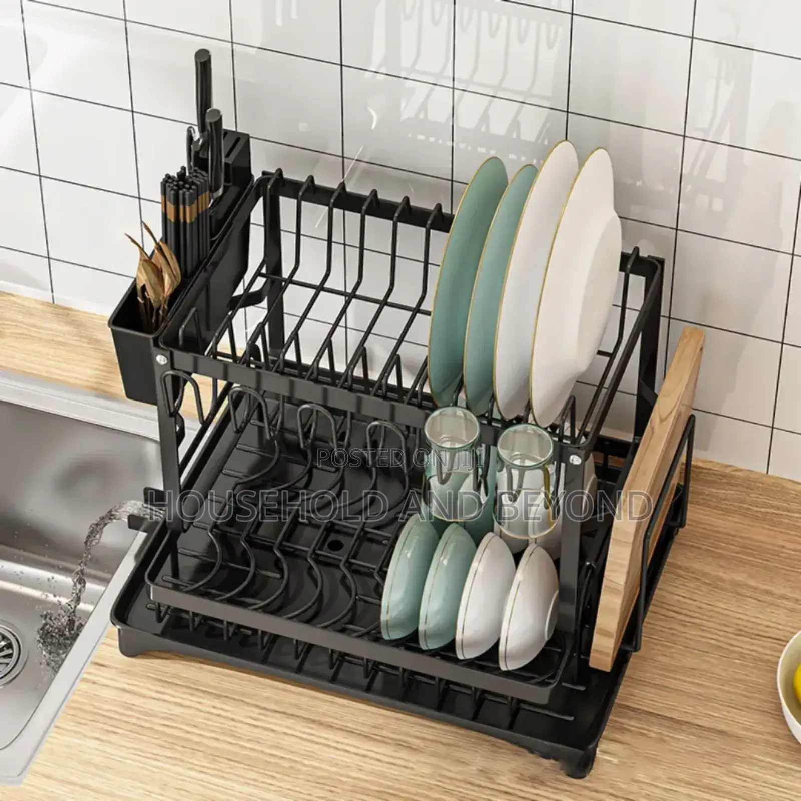 2 Layers Plate Rack- Perfect for Your Kitchen